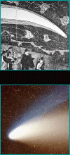 Comets, now and then