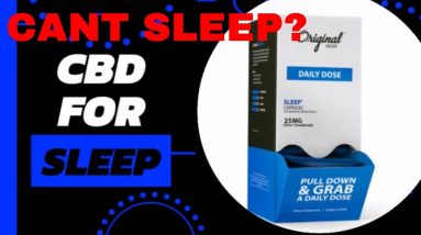 Insomnia, CBD for sleep?  Original Hemp Dr formulated CBD capsules under $5 | CBD Headquarters